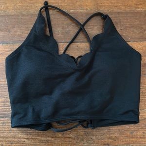 Black Zaful two piece swim suit